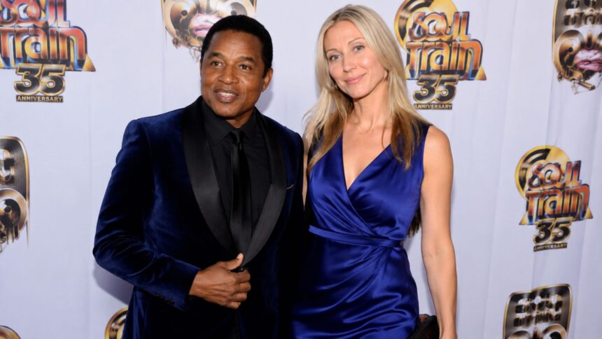 Emily Besselink and Jackie Jackson at the Soul Train 35th Anniversary