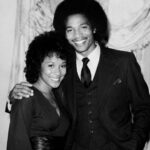 Jackie Jackson and Enid Arden Span at a 1970s event, early in their marriage