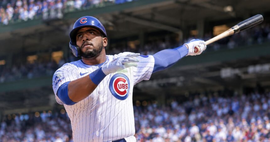 Chicago Cubs prospect Jefferson Rojas swinging his bat, who was acquired by the New York Mets at the 2026 MLB trade deadline.