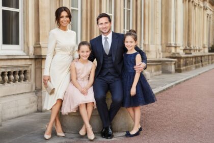 Editorial illustration for an article about Luna Lampard, Frank Lampard’s daughter, and the Lampard family.