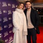 Spencer Matthews and wife Vogue Williams attending Hyde Park Winter Wonderland together
