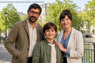 AI-generated illustrative image representing Walter Theroux with Louis Theroux family theme